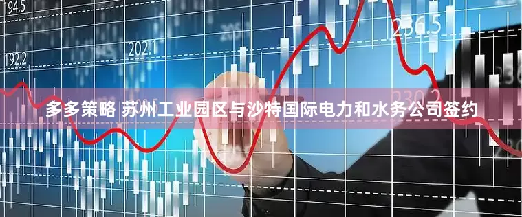 多多策略 苏州工业园区与沙特国际电力和水务公司签约
