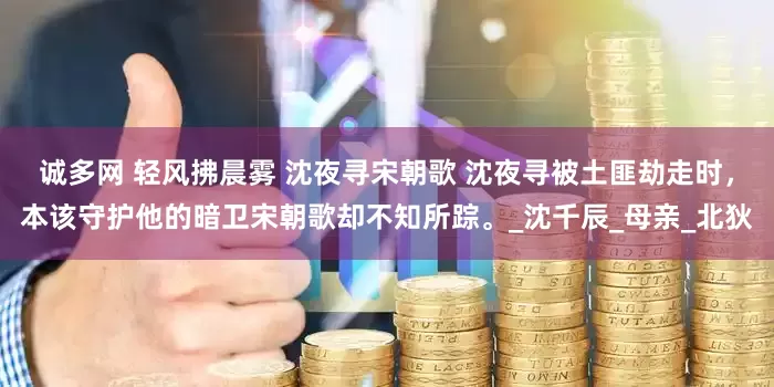 诚多网 轻风拂晨雾 沈夜寻宋朝歌 沈夜寻被土匪劫走时，本该守护他的暗卫宋朝歌却不知所踪。_沈千辰_母亲_北狄